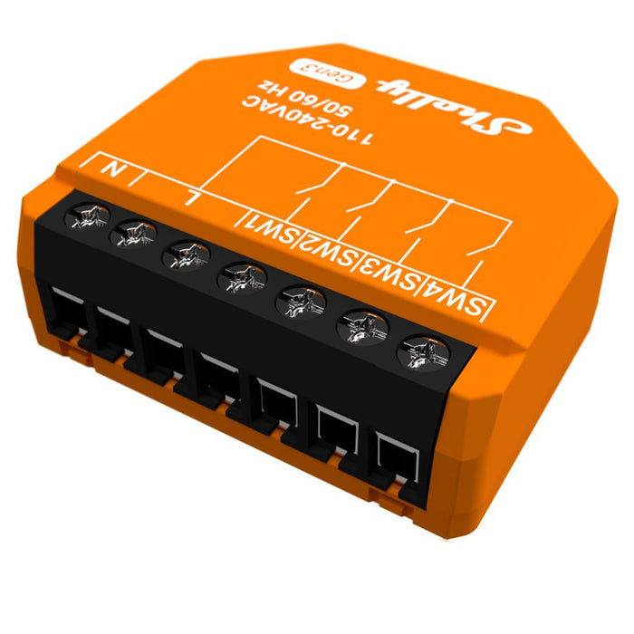 Shelly I4 Gen3 — Controlador de 4 Entradas WiFi Gen3