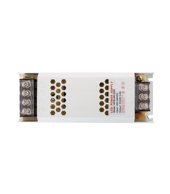 Fuente de Alimentación 24V DC 60W Slim: Potencia y Seguridad para tu Iluminación LED