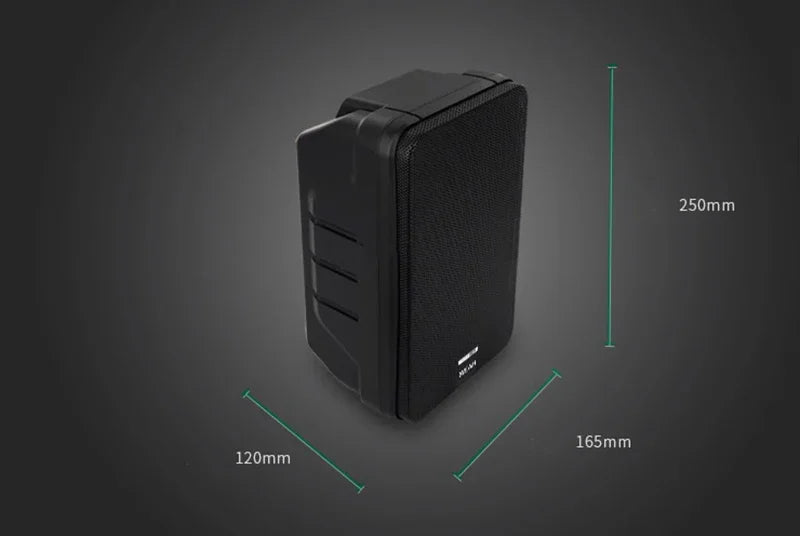 Pair of black 100 W 5-inch bookshelf speakers