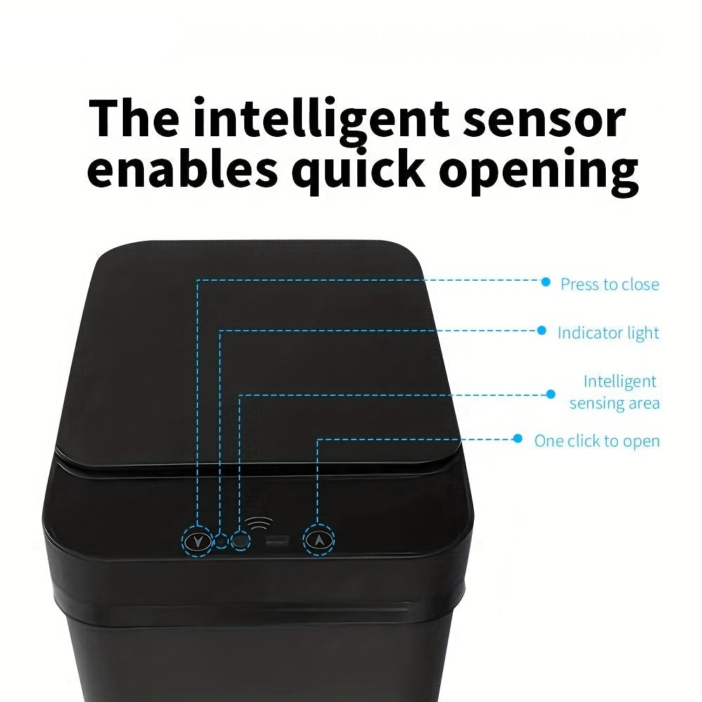 Cesto de lixo automático com sensor inteligente