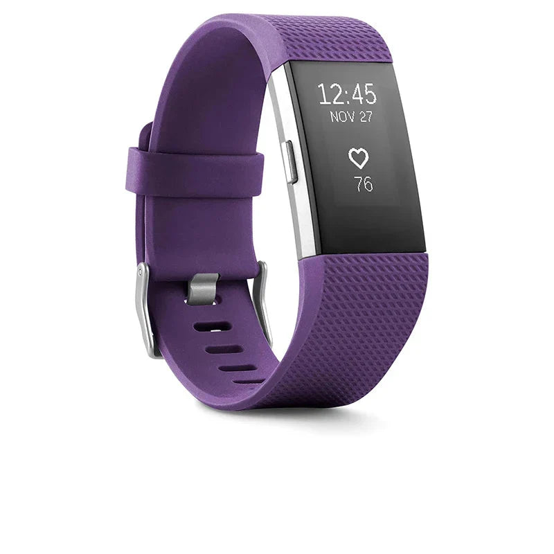 Pulseira inteligente de atividade física, roxa
