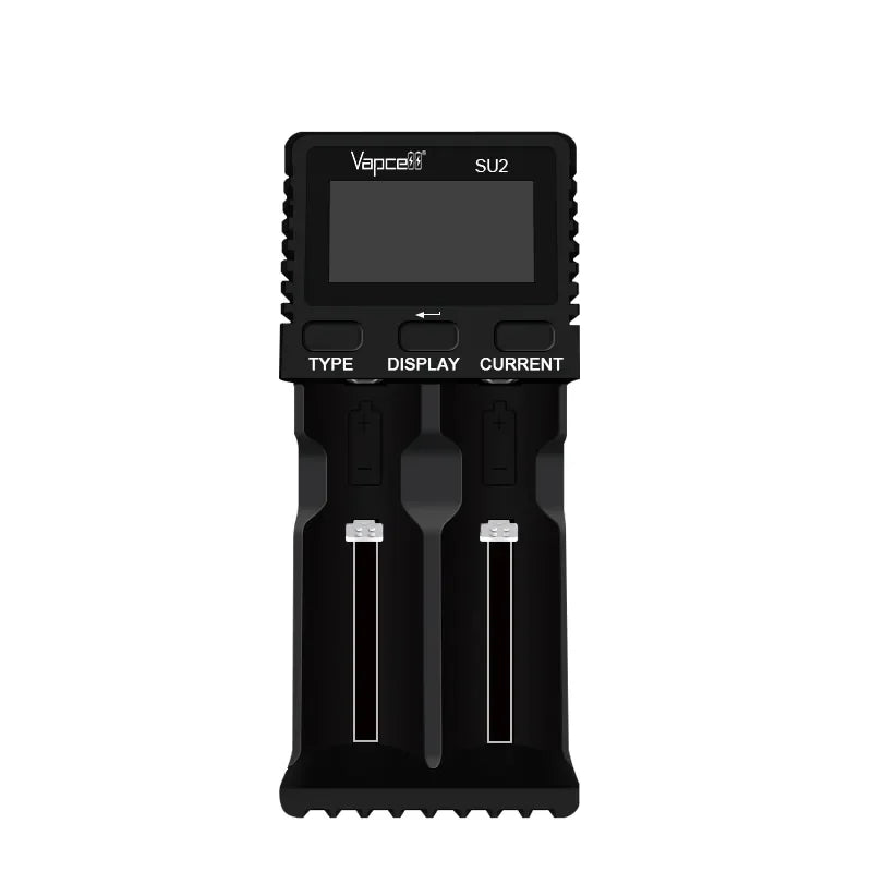 Carregador inteligente Vapcell SU2 de duas ranhuras