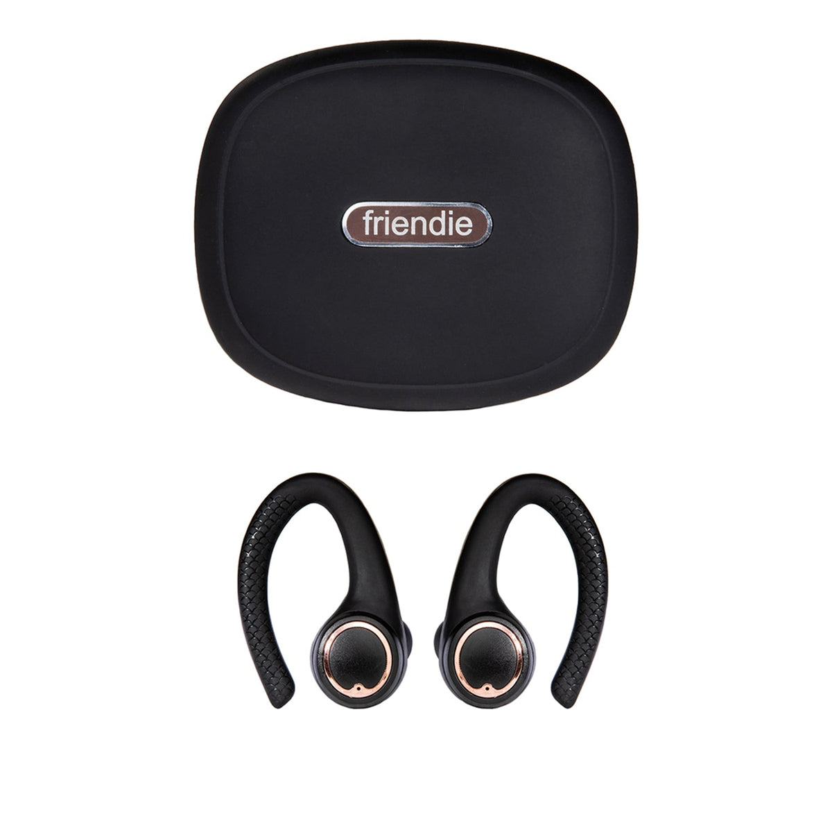 Auriculares desportivos AIR Active 2.0, preto mate e ouro rosa