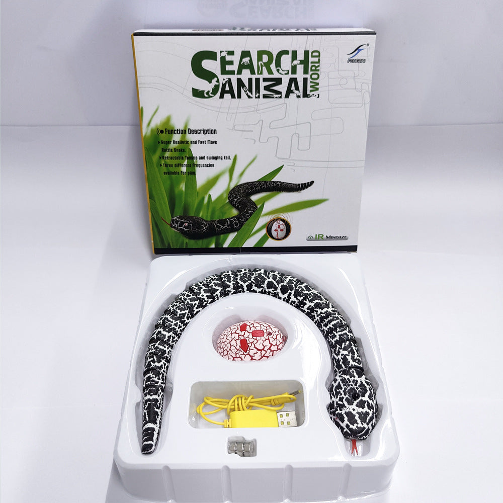 Brinquedo automático de cobra com sensor para animais de estimação
