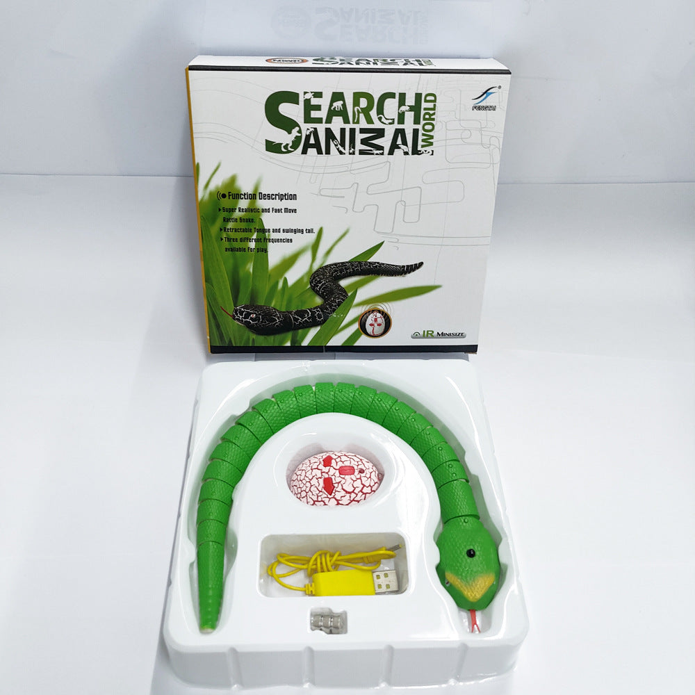 Brinquedo automático de cobra com sensor para animais de estimação