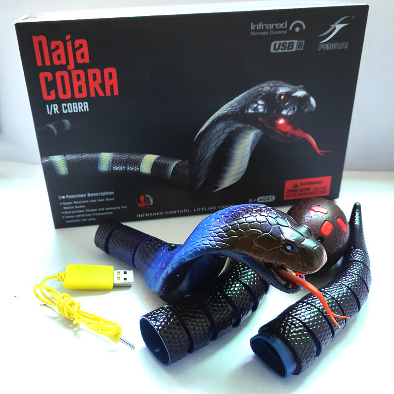 Brinquedo automático de cobra com sensor para animais de estimação