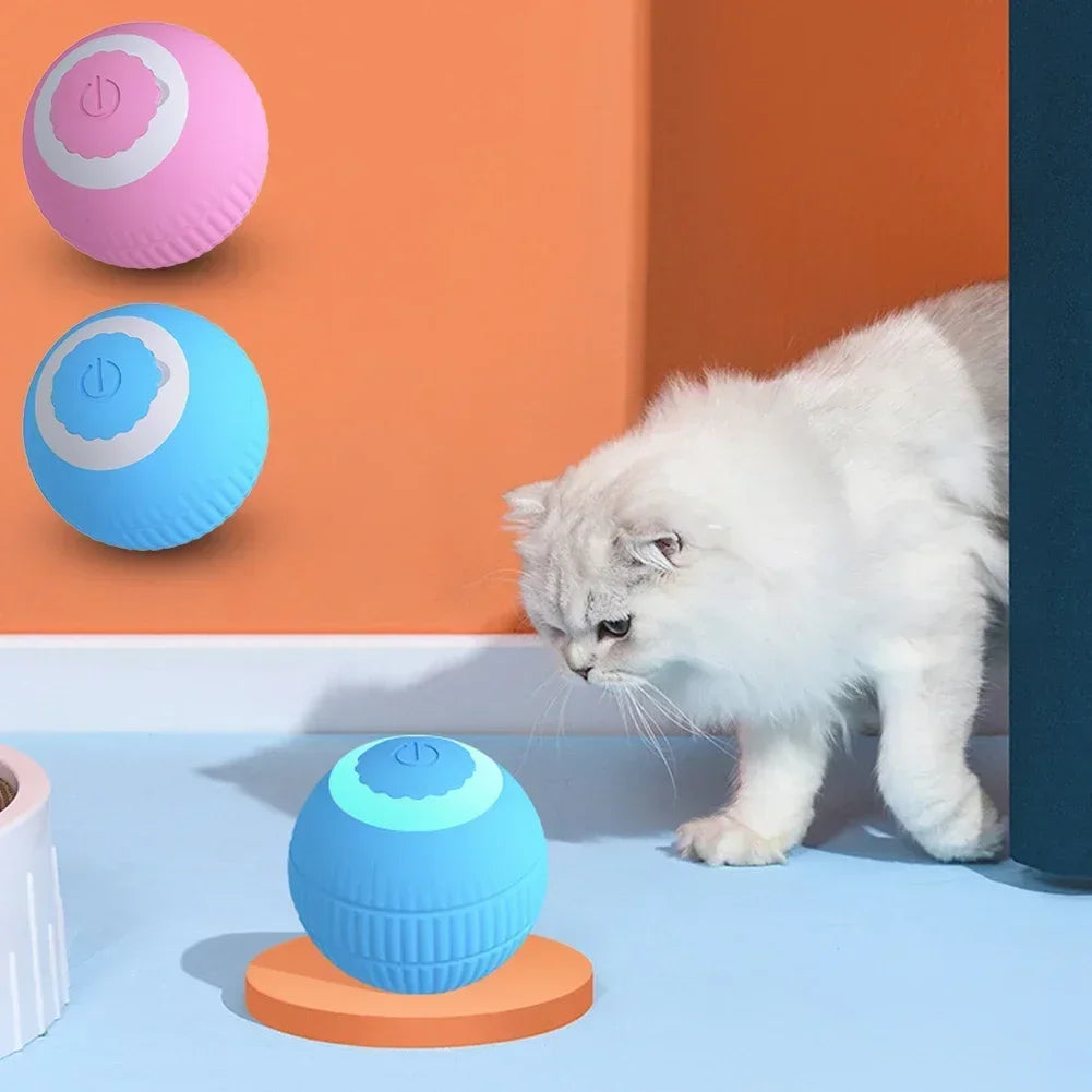 Bola inteligente interativa para gatos