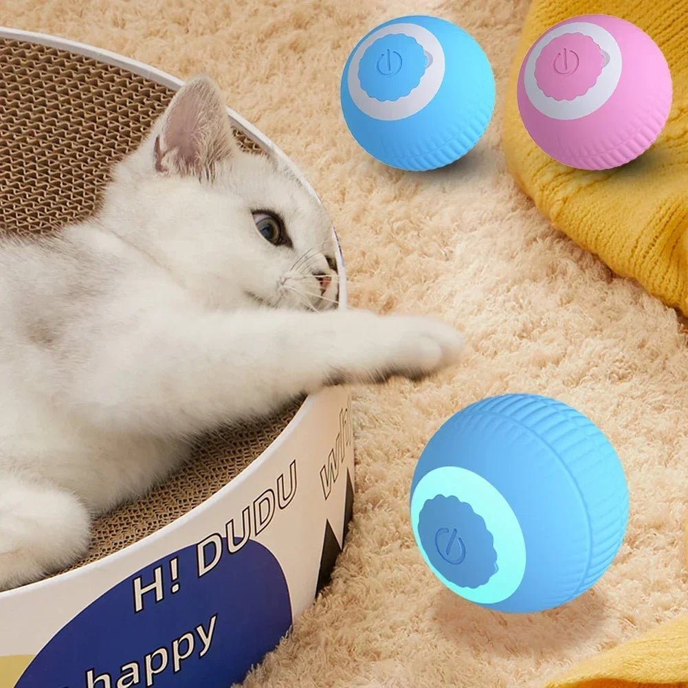 Bola inteligente interativa para gatos