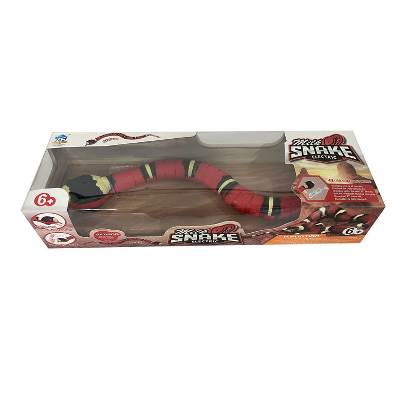Brinquedo de cobra com sensor inteligente para gatos