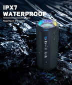 Coluna Bluetooth estéreo de 40 W, preta