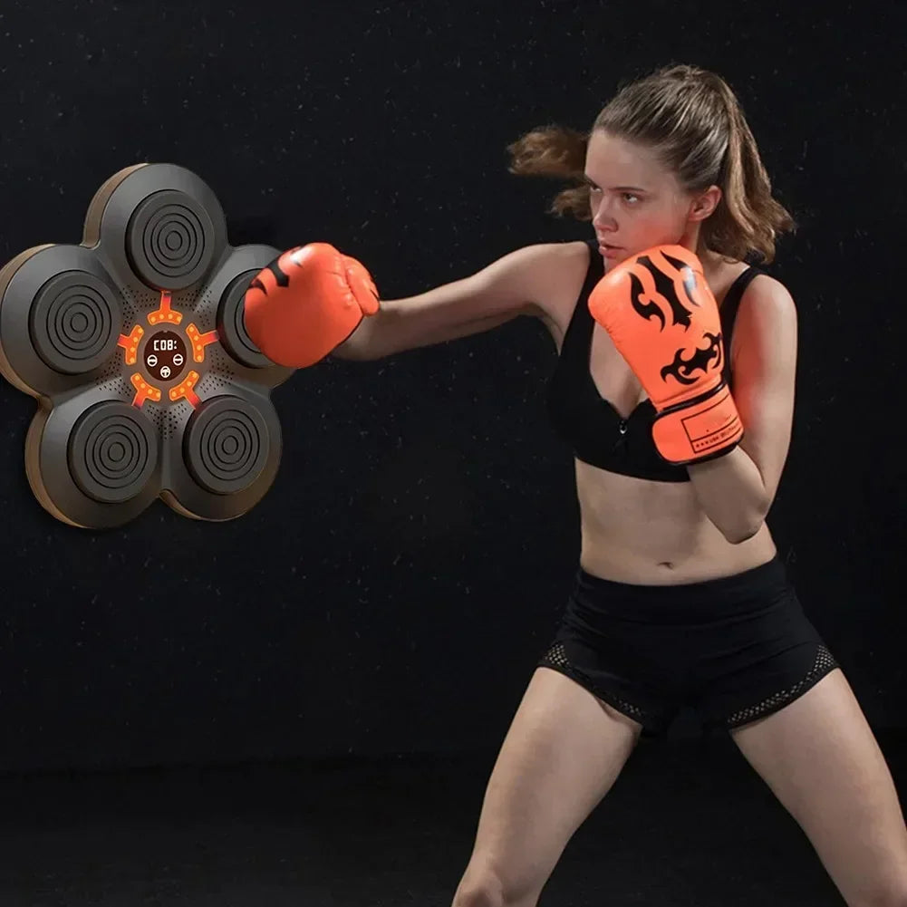 Alvo de boxe inteligente com LED e Bluetooth