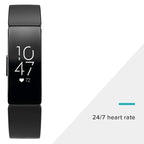 Bracelet connecté de santé et d'activité physique, noir