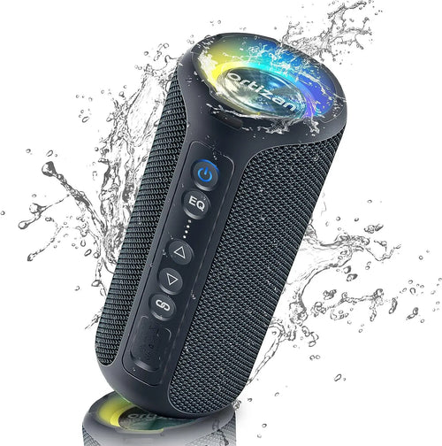 Coluna Bluetooth estéreo de 40 W, preta