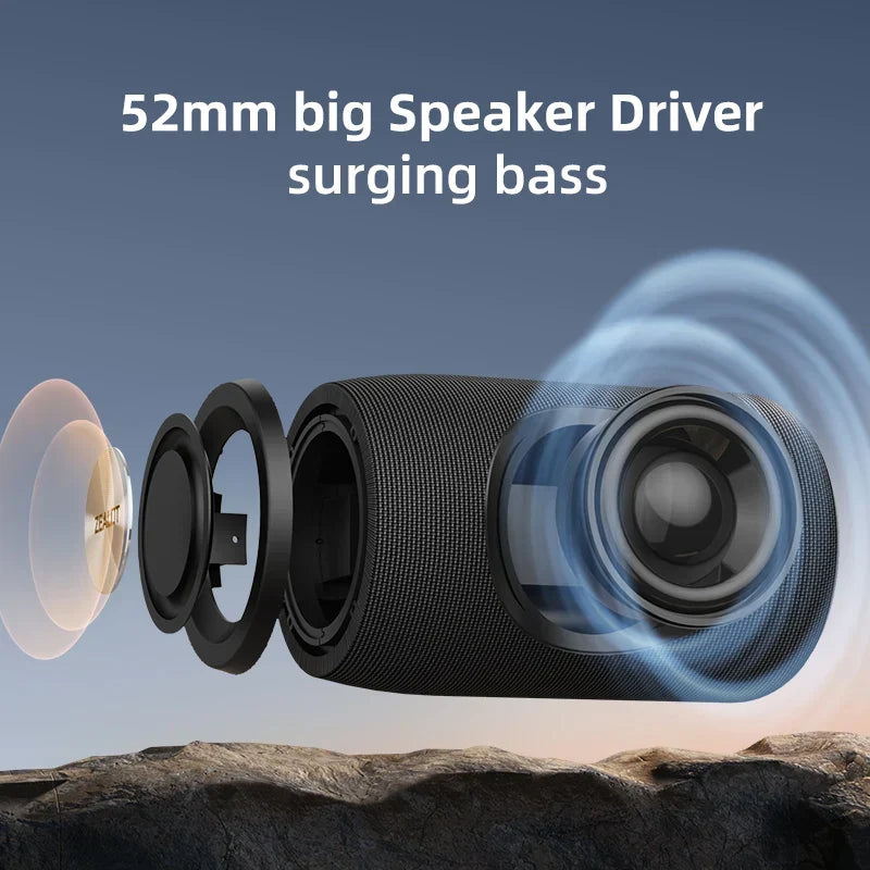 Mini-enceinte Bluetooth portable, noire