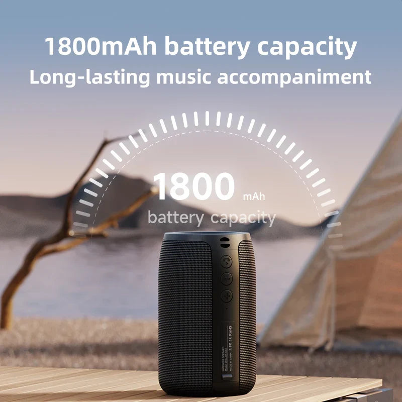 Mini-enceinte Bluetooth portable, noire