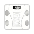 Balança inteligente Bluetooth de gordura corporal, branca