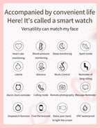 Women's smartwatch with Bluetooth calling