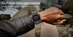 Black men's Bluetooth smartwatch