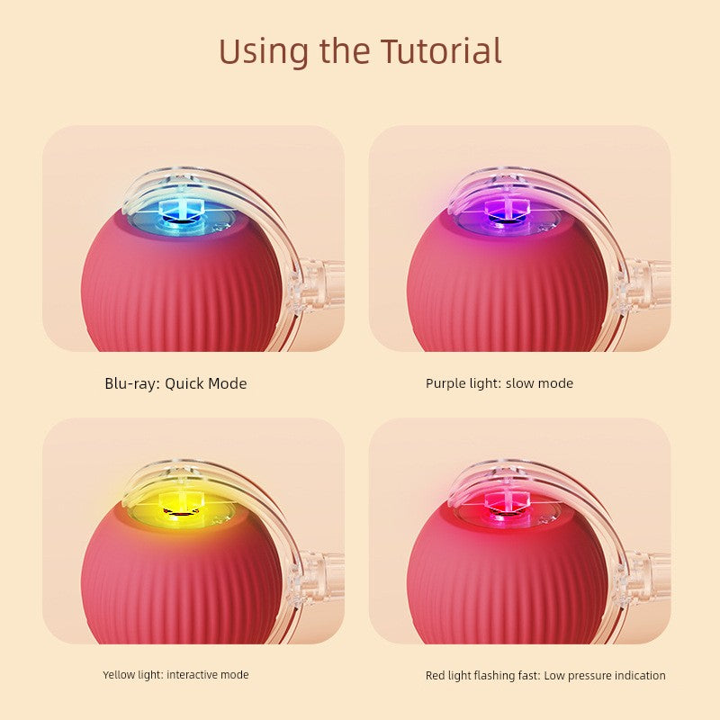Balle interactive intelligente pour stimuler les chats