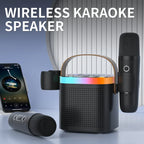 Sistema de karaoke Bluetooth portátil com microfones