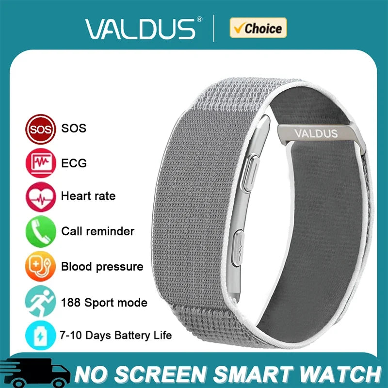 Pulseira inteligente VALDUS VITRO com função de ECG