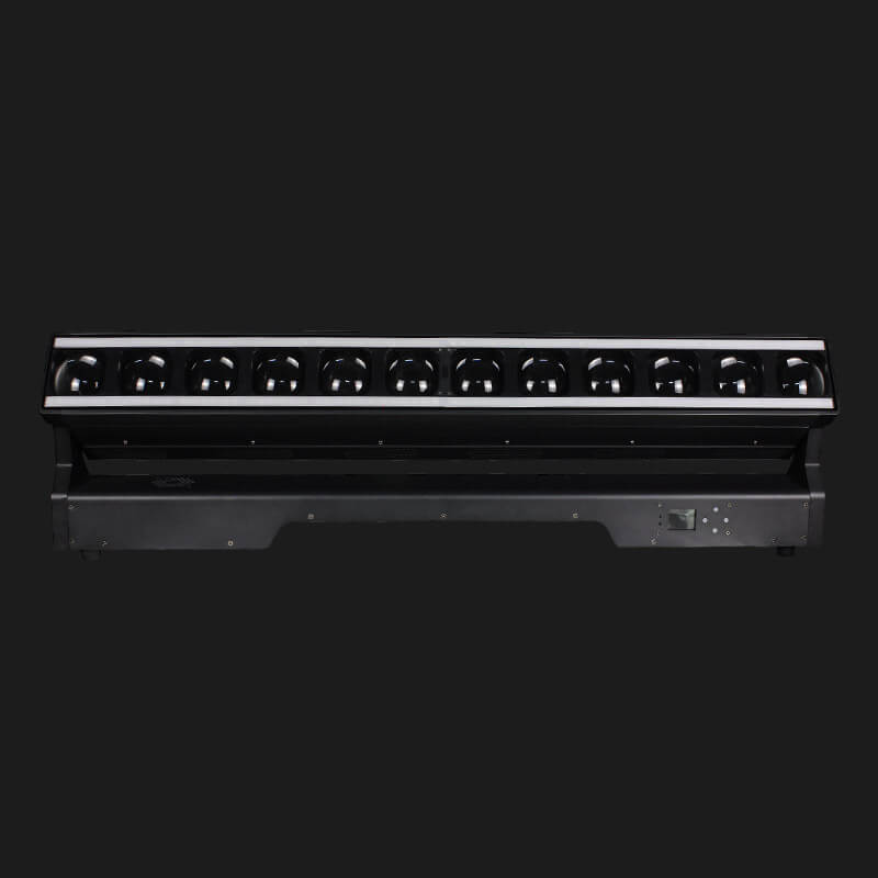 Barre d'éclairage LED mobile N2 DMX de 12 × 40 W pour scènes et DJ