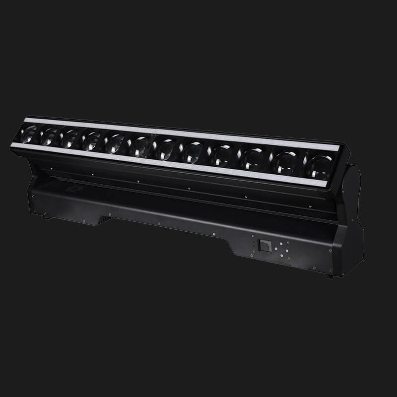 Barre d'éclairage LED mobile N2 DMX de 12 × 40 W pour scènes et DJ