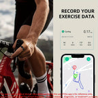 Bague connectée d’activité physique avec boîtier de charge, dorée