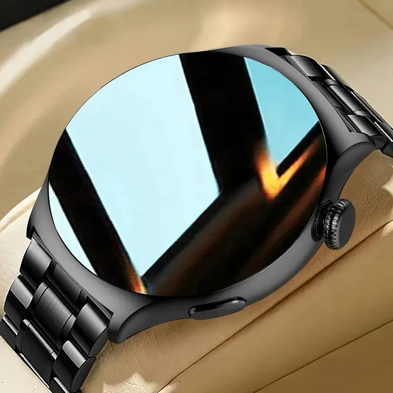 Black men's large-screen sports smartwatch