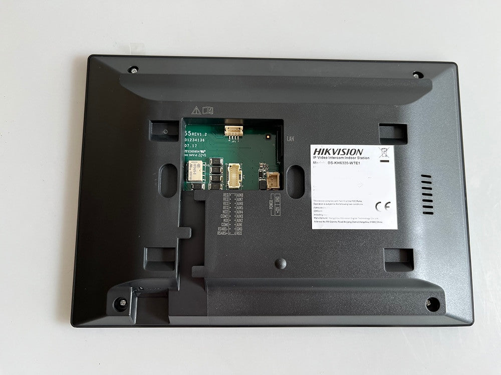 Hikvision Wi-Fi IP video intercom kit with 7-inch colour screen