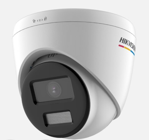 Câmara de segurança IP Hikvision de 2 MP a cores com microfone integrado