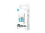 White Techancy MM5420 4-slot AA/AAA 1.2 V Ni-MH battery charger with LEDs