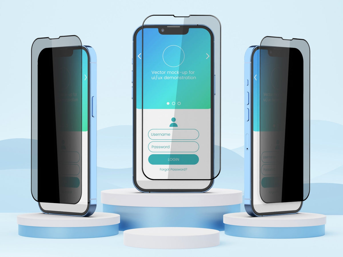 Techancy KV1600 privacy screen protector for iPhone 13 Pro Max