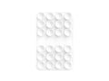 White Techancy TZ6303 silicone suction-cup holder for phones and tablets