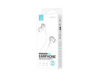 Écouteurs filaires Techancy TD8022 de 3,5 mm avec microphone, blancs